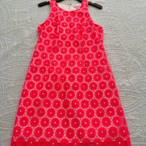 Lilly Pulitzer coral pink shift dress